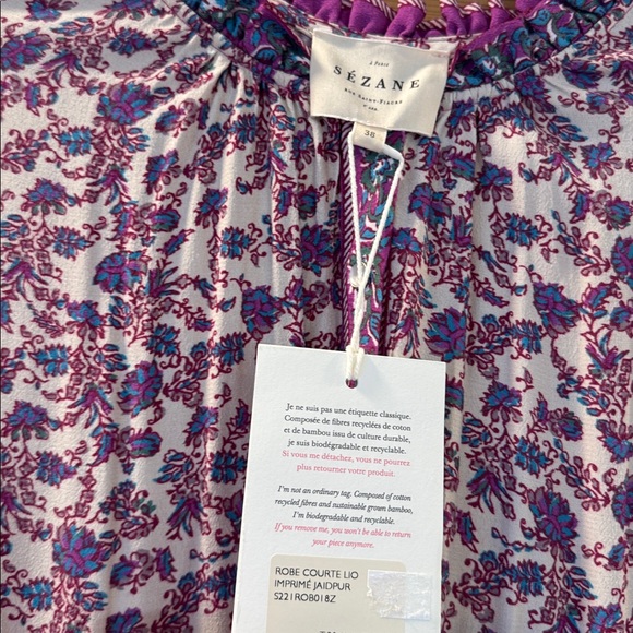 Sézane courte lio dress - Picture 3 of 7